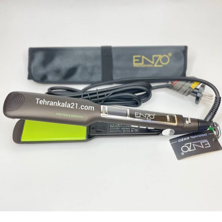 اتو مو انزو پروفیشینال مدل EN-3822 اصل (پهن) ا ENZOPORESSIONAL EN-3822